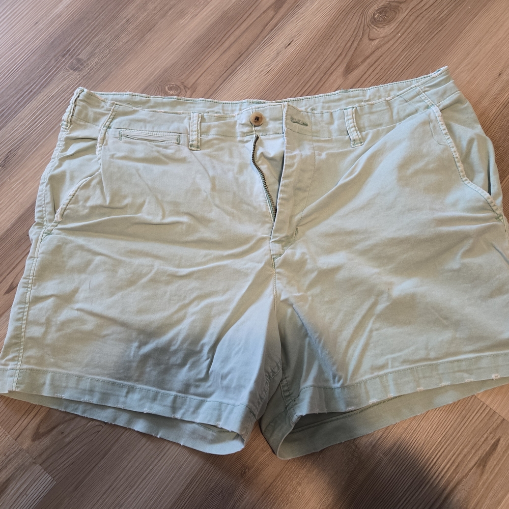 Mint Green Khaki Shorts